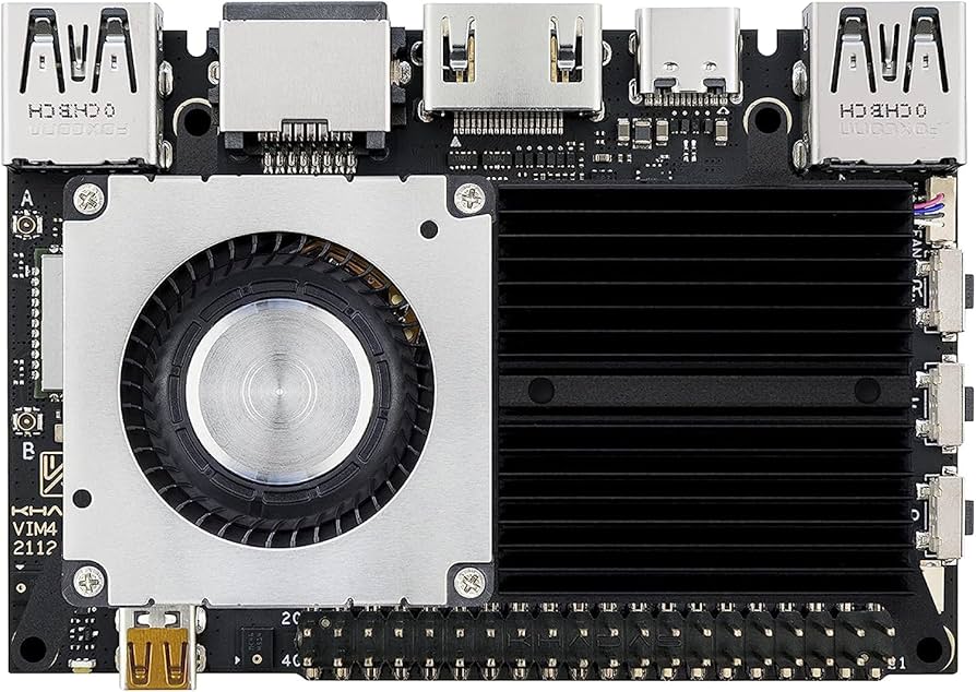 Amazon.co.jp: Khadas New VIM4 Amlogic A311D2 3.2TOPS NPU内蔵